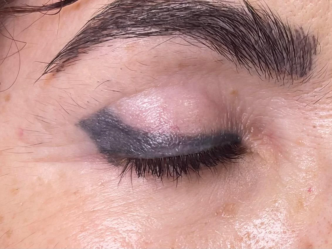 Antes - Eyeliner